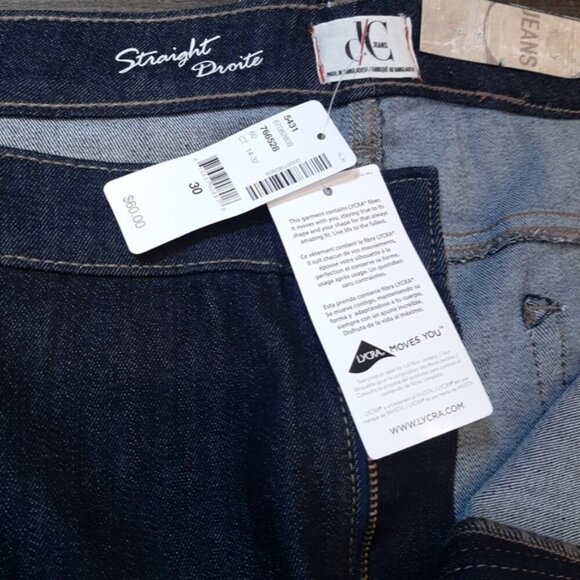 NEW Penningtons D/C Straight Leg Jeans Straight Fit Dark Wash Stretch Denim - Picture 10 of 14